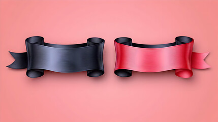 Graduation Banner Ribbon concept as A decorative ribbon vector for graduation banners ideal for adding a festive touch to infographics. in  Photo Stock  Concept 