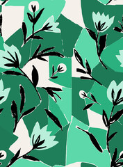 seamless pattern with birds