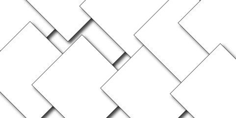 Abstract background with cubes. Modern geometric background. White ceramic brick tile.	