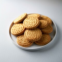 Generated image Appetizing Grinkle cookies on a light background