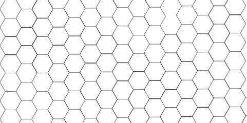 Fototapeta premium Luxury hexagonal abstract black metal background with golden light lines. Dark 3d geometric texture illustration. Black Hexagonal Pattern Metallic background with black and gold 3d