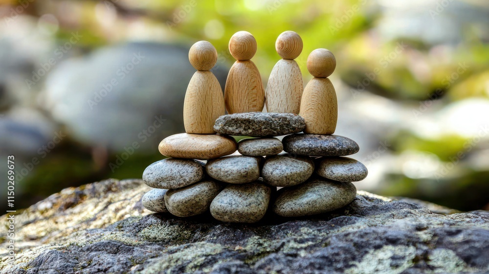 Poster unity and teamwork create solidarity in communities. concept community support, collaboration, team 