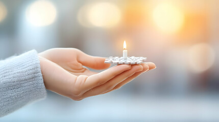 Employees working together on 3D puzzle in modern office candid photo copy space on left. concept as Employees working together on a 3D puzzle in a modern office capturing collaborative effort and inn