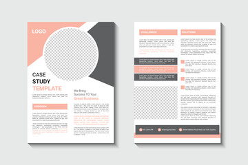 Corporate Business Case Study Flyer Design 