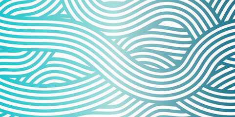 Abstract seamless Wave pattern background template design


