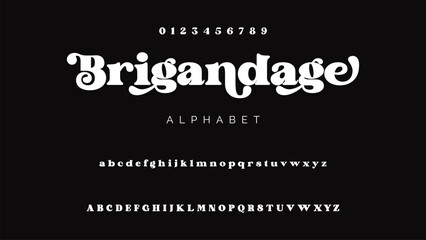 Vintage Victorian typeface decorative Font