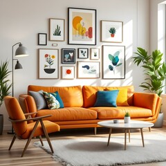 Luxurious interior design, interior photography