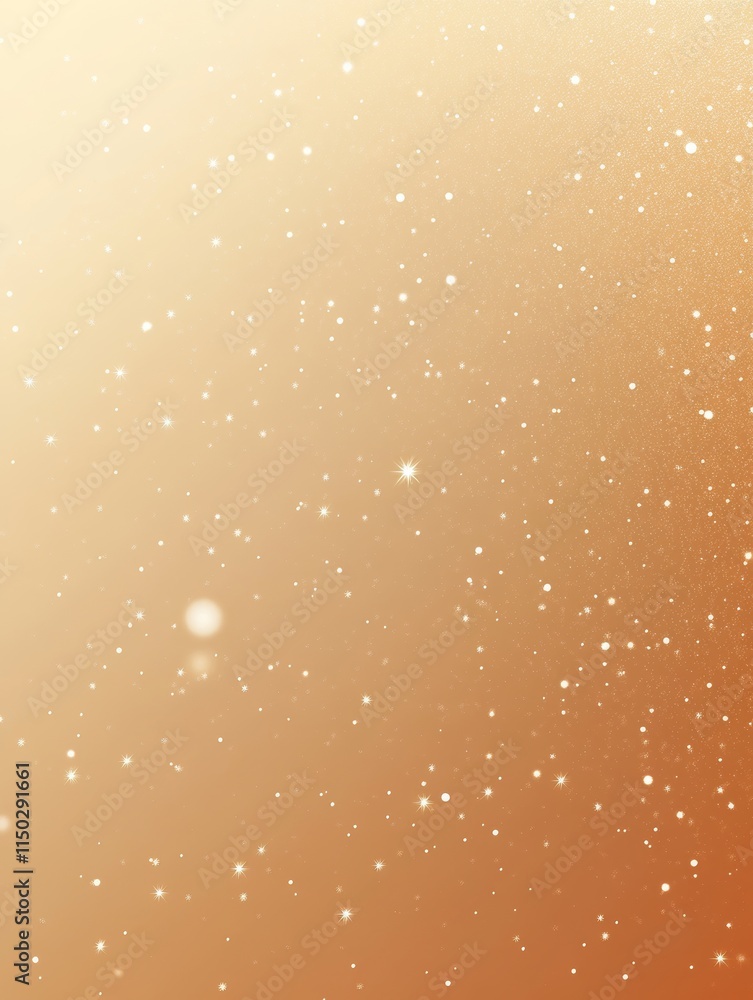 Poster subtle golden sparkles creating a serene atmosphere perfect for background decoration in creative pr