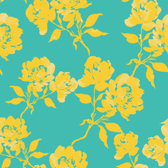 seamless pattern with flowers