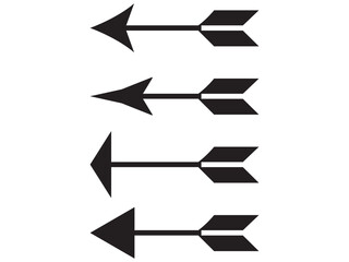 set of black arrows