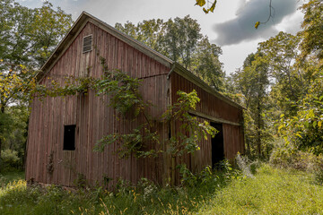 Abandoned barn in the Delaware Water Gap National Recreation Area