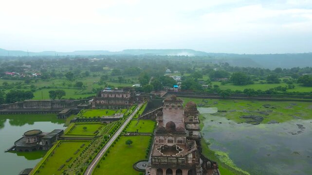Jahaz Mahal or Ship Palace in Mandu, Madhya Pradesh, India