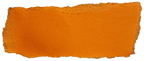 PNG Ripped orange paper torn edges with transparent background png paper tear