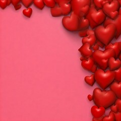 red hearts