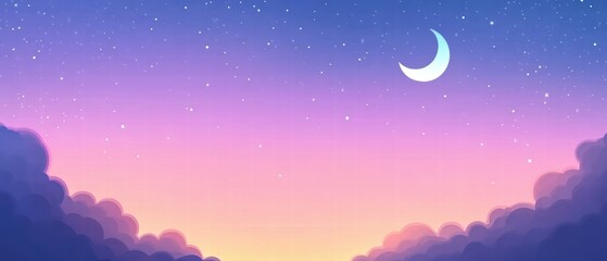 Serene pastel dawn a tranquil nature landscape from an elevated viewpoint