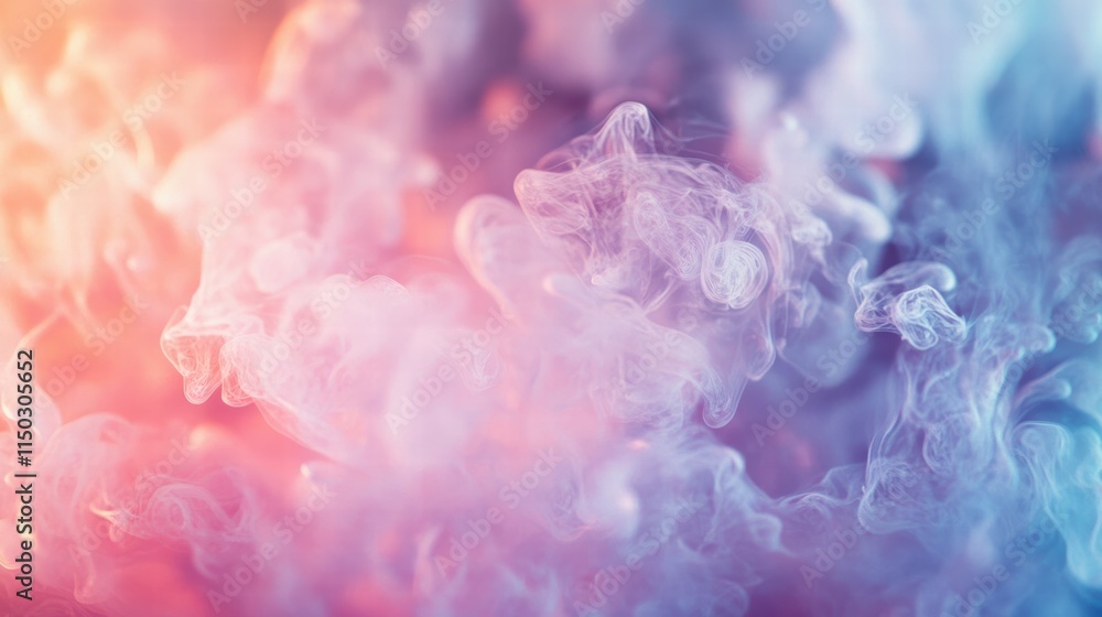 Poster create a subtle pastel bokeh background for text overlay in a creative studio environment