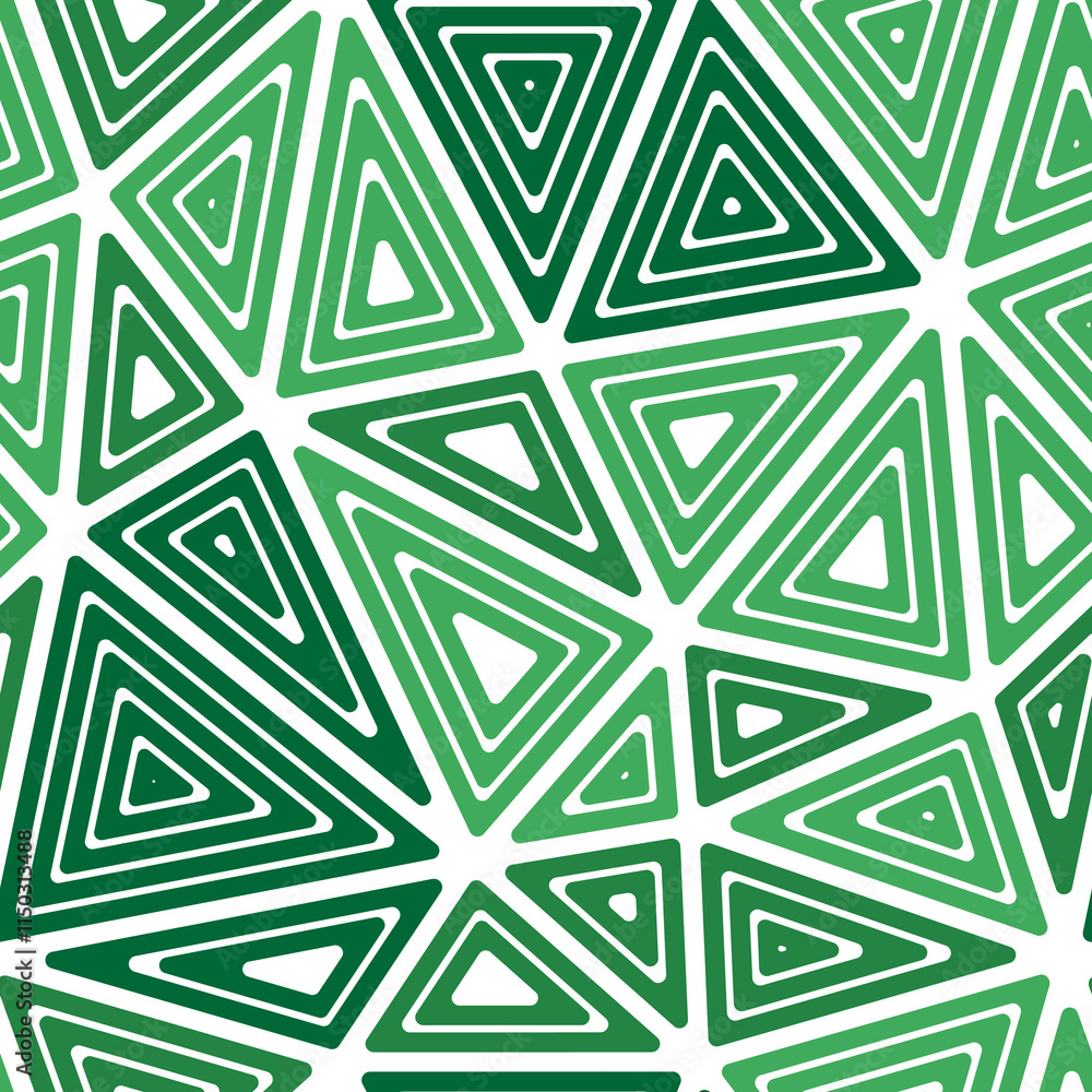 Poster background with triangles pattern. big shape size. multiple repeated inner triangles. multiple color