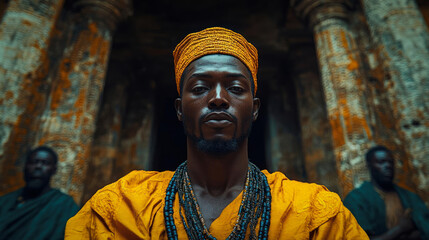 Naklejka premium Africa nera e magica