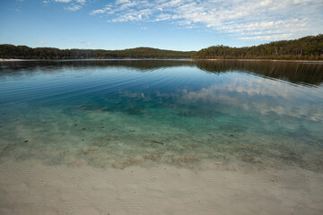 Lake McKenzie auf Fraser Island in Australien Queensland.