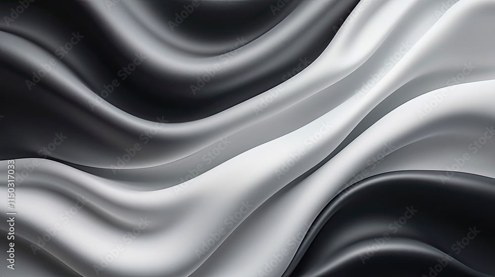 Poster abstract smoke curls and waves dance across a dark background with striking contrast and movement