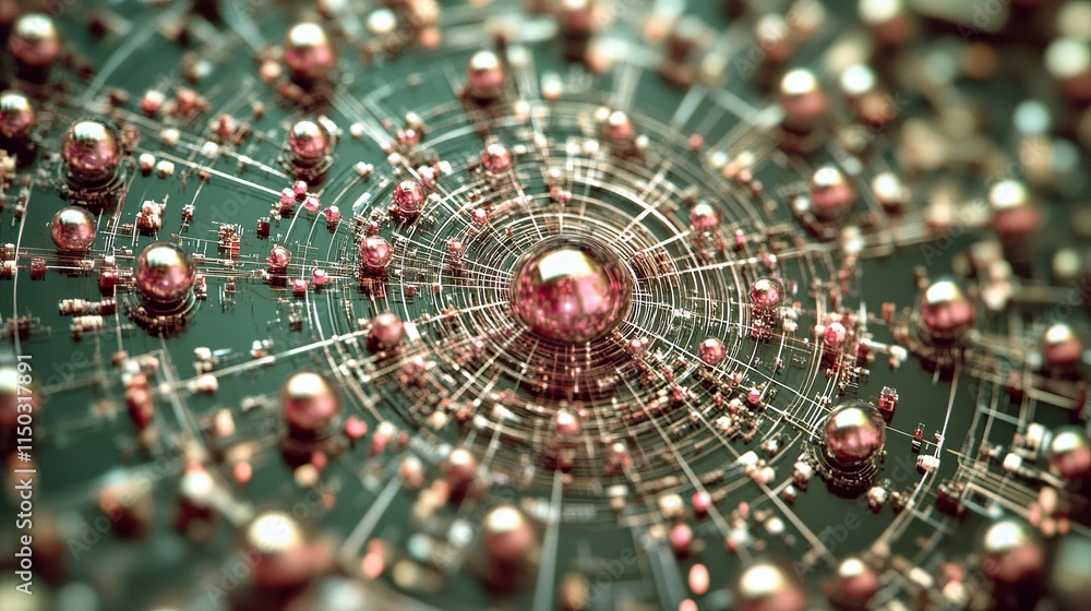 Poster Exploring the Intricate Design of a Quantum Processor With Captivating Details