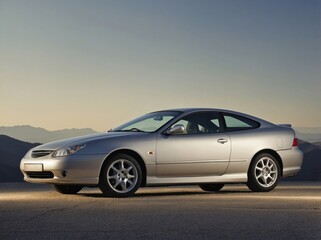 Obraz premium A side-profile image of a coupe