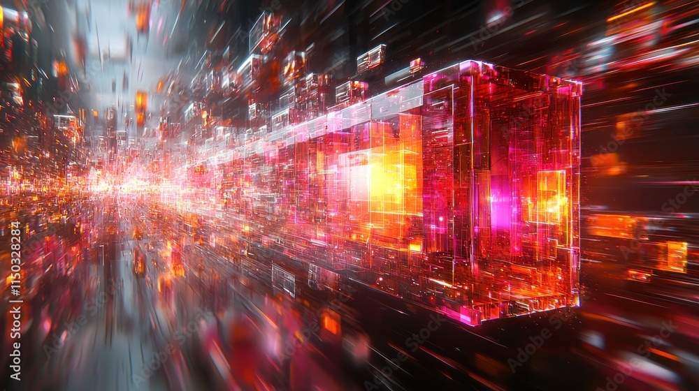 Poster hyper-dimensional data stream: a journey through the digital realm