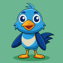 illustration of a cartoon bird
