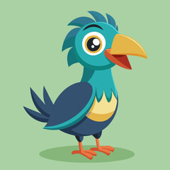 illustration of a cartoon bird