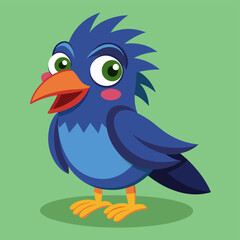 illustration of a cartoon bird