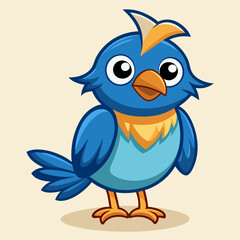 illustration of a cartoon bird