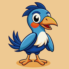 illustration of a cartoon bird
