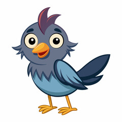 illustration of a cartoon bird