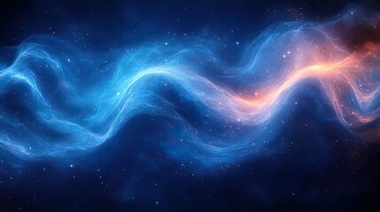 Abstract blue background with flow and pattern for texture wallpaper or wave, artistic and creative design