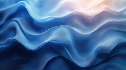 Fototapeta premium Abstract blue background with flowing swirl for texture wallpaper or wave, artistic and creative design