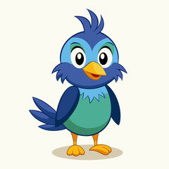 illustration of a cartoon bird