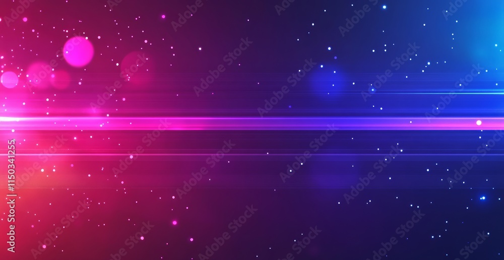 Poster colorful abstract background with vibrant light streaks and sparkling elements creating a dynamic at