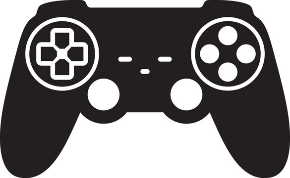 recommend clip art: Gaming controller clipart on a white background.