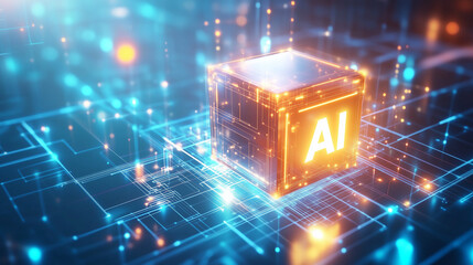 AI chip module in a server