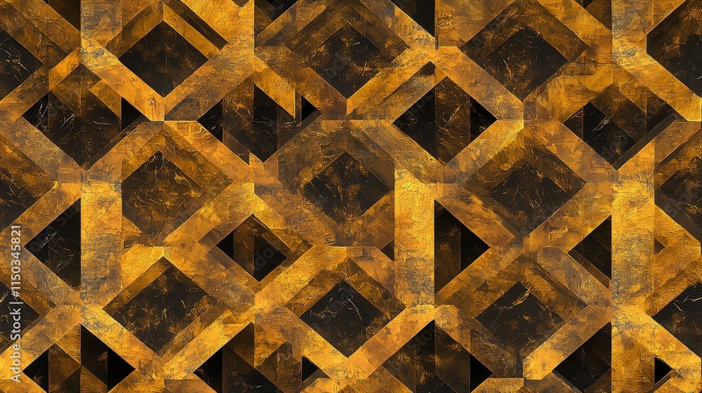 Leinwandbilder dynamic geometric patterns with breaks abstract art digital design creative space close-up modern ae