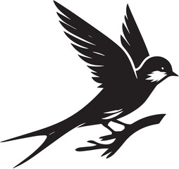silhouette of a dove silhouettes of birds vector 