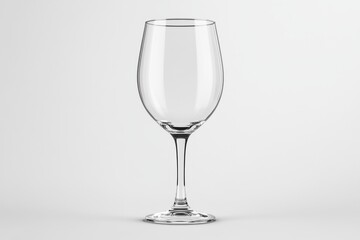 A modern black-and-white shot of a wine glass filled halfway, with light refracting dramatically through the crystal