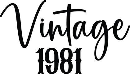 Vintage 1981