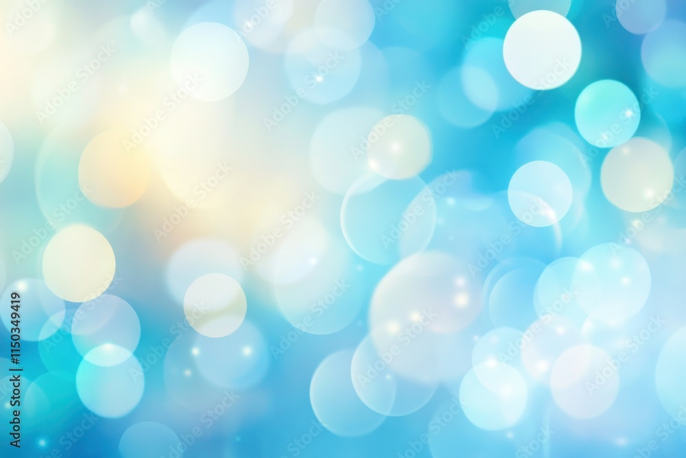 Poster Soft Abstract Background with Gentle Bokeh Effect