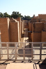 Street of Procession in the ancient city of Babylon, iraq
