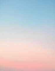 Pastel Sky Gradient  Soft Pink  Blue  and White Sunset or Sunrise Background Texture