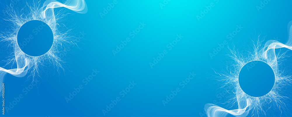 Aufkleber AI Banner Concept In The Digital Style. Generative Ideas Design Element For Internet Technology. Futuristic Technology Concept Artificial Intelligence.