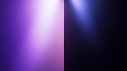 Fototapeta premium Colorful Light Beams Create an Atmospheric Contrast in a Dark Space During an Evening Event or Performance