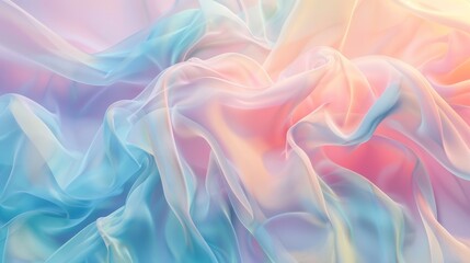 Obraz premium Soft Pastel Flowing Gradient Background