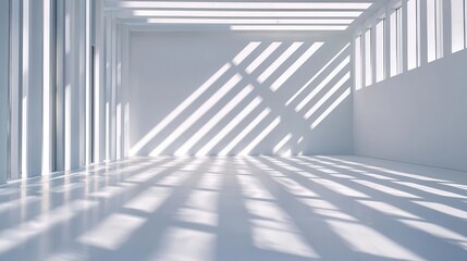 Fototapeta premium Side view of blueprint and structural beams, partially built home, concept of structure and growth